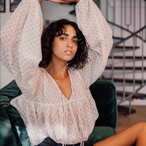 Daughters of India Rashmi Blouse Cinnamon XS/S